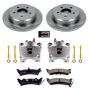 PowerStop KCOE2131 OE Stock Replacement Low-Dust Ceramic Brake Pad, Rotor and Caliper Kit