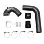 Wehrli WCF100528-FB 03-07 Dodge 5.9L Cummins 3.5in Intake Horn & Driver Side Intercooler Pipe Kit - Flat Black