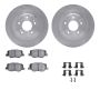 Dynamic Friction 6512-72308 Rotor Kit