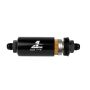 AEROMOTIVE AFS12377 8an Inline Fuel Filter 10 Micron 2in OD Black