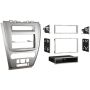 Metra 99-5821S Single or Double DIN Installation Dash Kit for 2010 Ford Fusion and Mercury Milan, Silver