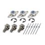 TRIPLE X RACE COMPONENTS TXRSC-WH-7821 Wheel Cover Retainer Kit 1-3/8 SS Bolt 3-Pack