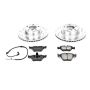PowerStop K5156 Z23 Daily Driver Carbon-Fiber Ceramic Brake Pad and Drilled & Slotted Rotor Kit