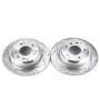 PowerStop JBR529XPR PowerStop Evolution Performance Drilled, Slotted & Plated Brake Rotor Pair