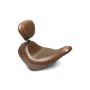 Mustang Motorcycle 83037 Mustang 18-21 Harley Low Rider, Sport Glide Wide Tripper Solo Seat w/Driver Backrest - Brown