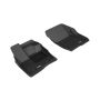3D MAXpider 2017-2020 Ford/Lincoln Fusion/MKZ Kagu 1st Row Floormat - Black