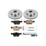 PowerStop KOE933 OE Stock Replacement Low-Dust Ceramic Brake Pad and Rotor Kit