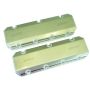 MOROSO MOR68489 BBC Billet Rail Valve Cover Set w/Logo