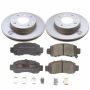 PowerStop CRK5224 Genuine Geomet Coated Rotor and Low-Dust Ceramic Brake Pad Kit