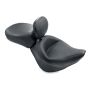 Mustang Motorcycle 79488 Mustang 00-15 Harley Softail Standard Rear Tire Wide Touring Recessed Passenger Seat - Black
