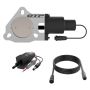 QTP QTEC30 3in Bolt-On QTEC Electric Cutout Valve - Single