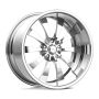 VF499 FORGED 18X10 5X4.75 BLK/POL 4.5BS