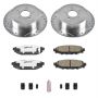 PowerStop K4632-26 Z26 Street Performance Ceramic Brake Pad and Drilled & Slotted Rotor Kit