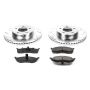 PowerStop K1694 Z23 Daily Driver Carbon-Fiber Ceramic Brake Pad and Drilled & Slotted Rotor Kit