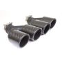 Different Trend 3.5″ Dual Bolt-on Double Wall Angle Glossy Carbon Fiber Tip Driv BC-25222L