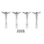 FORD FRD302-325 Valve Cove Bolt Kit 4pk Chrome w/Ford Logo