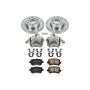 PowerStop KCOE4627A OE Stock Replacement Low-Dust Ceramic Brake Pad, Rotor and Caliper Kit