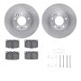 Dynamic Friction 6512-80097 Rotor Kit