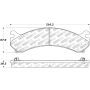 Stoptech 305.07840 Street Select Brake Pads - Front/Rear