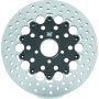 TwinPower 666839 Twin Power 84-17 Big Twin Exc 08-17 FLH FLT Rear 11.5 Floating Rotor Black Hole