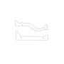 Cometic Gasket C5556-047 Cometic Chrysler Magnum V8 .047in Fiber Intake End Seals Kit - Front & Rear Crossovers