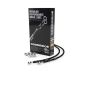 Goodridge HD0062-1FC-BK 00-07 Harley-Davidson FXSTD Clear Front Brake Line w/Black Fitting