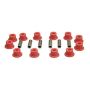 Prothane 68-71 International Scout 800 Spring & Shackle Bushings - Red