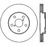 StopTech 06-09 Lexus IS350 / 07-08 GS350 2WD Drilled Left Front Rotor
