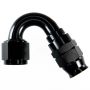 FRAGOLA FRG681512-BL Hose Fitting #12 150 Deg PTFE Black