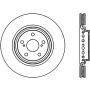 StopTech 10-15 Lexus RX350 Cryo Sport Front Left Slotted Rotor