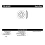 StopTech 5/93-98 Toyota Supra (Exc Turbo) Drilled Right Rear Rotor