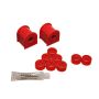 Energy Suspension 89-94 Nissan 240SX (S13) Red 15mm Rear Sway Bar Bushing Set