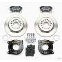 Wilwood 140-7141-P Forged Dynalite P/S Park Brake Kit Polished Chevy 12 Bolt w/ C-Clips