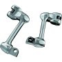 Kuryakyn 4557 4in Adjustable Lockable Offsets With Male Mount Adapter Chrome