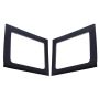 Design Engineering 50149 Rear Side Window Kit Jeep Wrangler JK 2011-2018 4 Door Black
