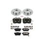 PowerStop KCOE2270 OE Stock Replacement Low-Dust Ceramic Brake Pad, Rotor and Caliper Kit
