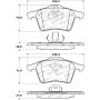 Stoptech 308.09790 Street Brake Pads