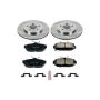 PowerStop KOE5941 OE Stock Replacement Low-Dust Ceramic Brake Pad and Rotor Kit