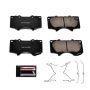 PowerStop Z23-976 PowerStop - Z23 Daily Driver Carbon-Fiber Ceramic Brake Pads with Hardware Kit