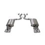 CORSA Performance 21002 Corsa 2018-2023 Ford Mustang GT Fastback 5.0L 3in Sport Axle-Back Exhaust w/ 4in Polished Tips