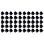 Ti22 PERFORMANCE TIP8110-50 Large Head Dzus Buttons .500 Long 50 Pack Black