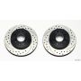 Wilwood 140-11738-D Rotor Kit Front-Drilled 65-82 Corvette C2/C3 (1Pc Rotors)