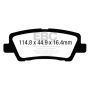 EBC Brakes DP33012C Redstuff Ceramic Low Dust Brake Pads