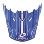 EVS H16T5P-VSBUW T5 Pinner Visor - Blue/White
