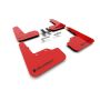Rally Armor MF92-UR-RD/BLK-X Red Mud Flap/Black Logo