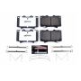 PowerStop Z36-772 PowerStop - Z36 Truck and SUV Carbon-Fiber Ceramic Brake Pads with Hardware Kit