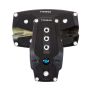 NRG Brushed Aluminum Sport Pedal A/T - Black w/Black Rubber Inserts