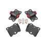BMR Suspension MM460H Motor Mount Kit, Upper And Lower, Poly