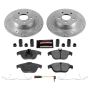 PowerStop K5625 Z23 Daily Driver Carbon-Fiber Ceramic Brake Pad and Drilled & Slotted Rotor Kit