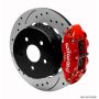 Wilwood 140-16179-DR Narrow Superlite 4R Rear Brake Kit 14.00in Red 2020-Up Jeep JT w/ Lines